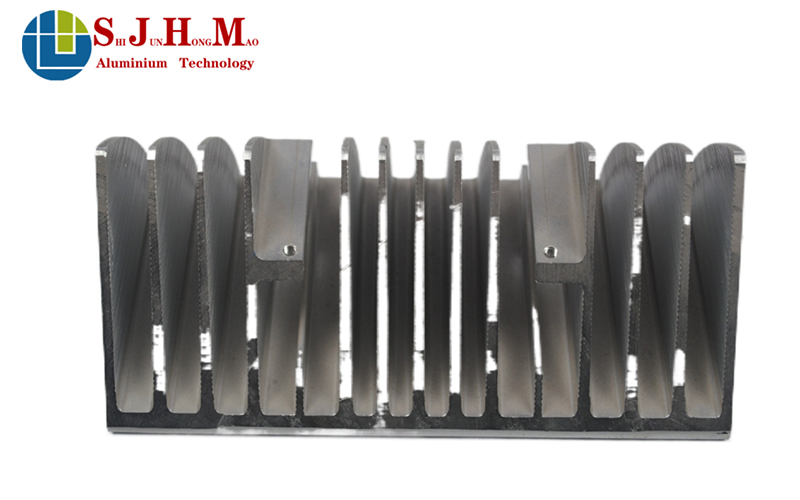 Electronic radiator CNC deep processing aluminum profile